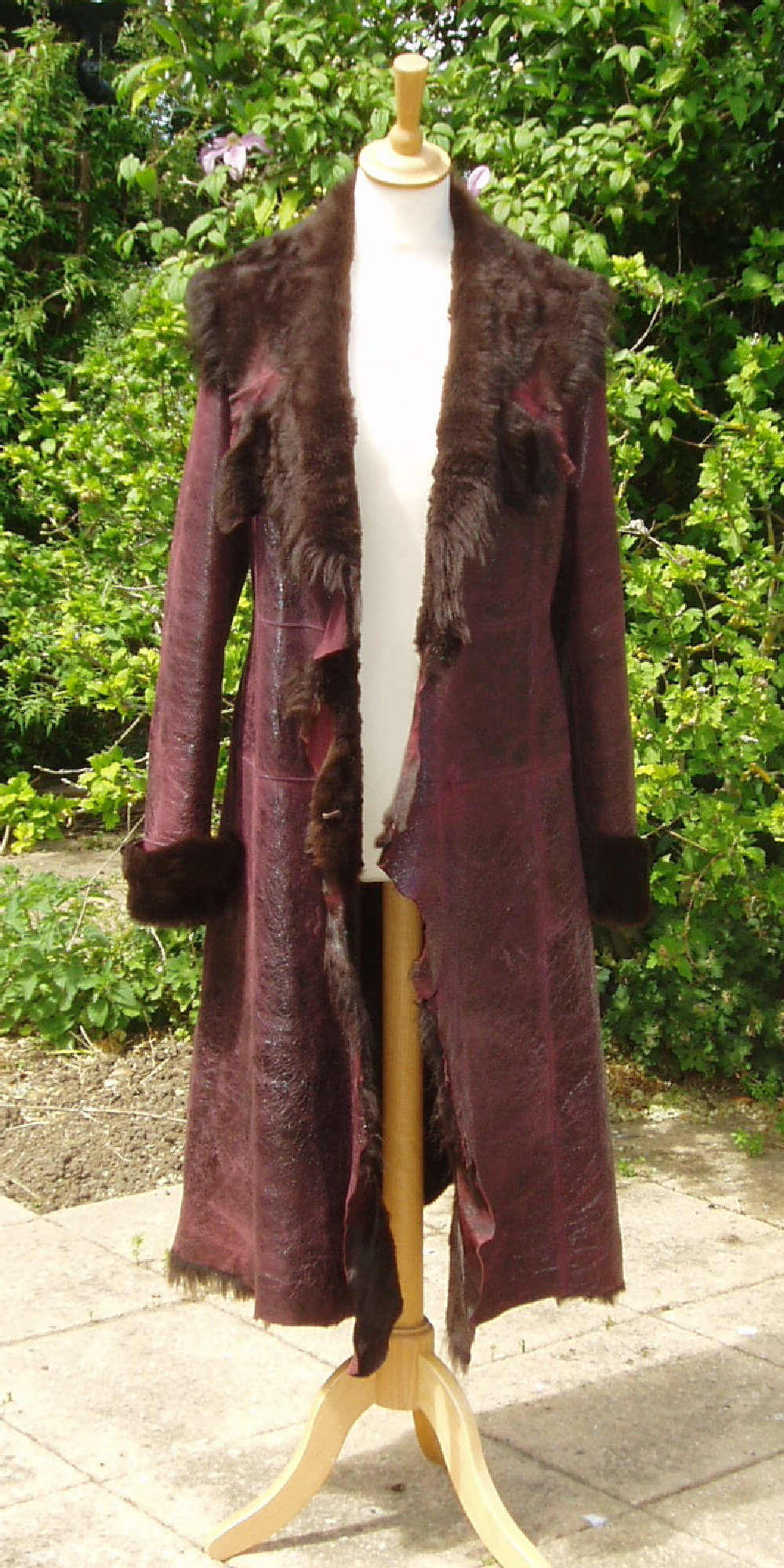 Crackle Nappalan Sheared Toscana Coat
