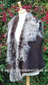Brown Brisa Suede Finish Toscana Sheepskin Gilet 16 18