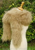 Camel Mongolian Sheepskin Scarf