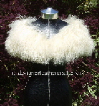 Cream Mongolian Stole