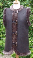 individual sheepskin gilets