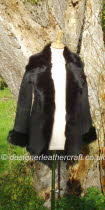 Black Toscana Shearling Jacket