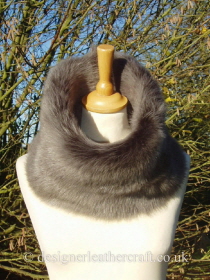 Brown Brisa Toscana Shearling Snood 