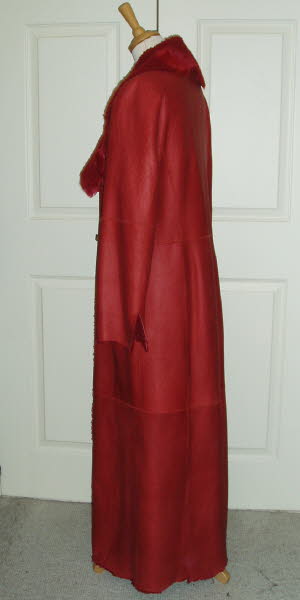 Burnt Orange Nappalan Finish Slink Coat