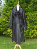 Charcoal Grey Sheared Toscana Coat