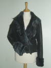 Charcoal Grey Sheared Toscana Jacket