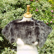 Dark Brown Brisa Toscana Shearling Shrug B