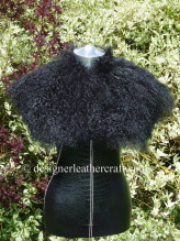 Gorgeous Black Mongolian Shrug
