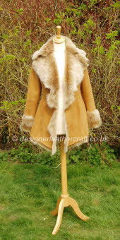 Honey Toscana Shearling Jacket 2