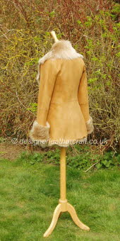 Honey Toscana Shearling Jacket 3