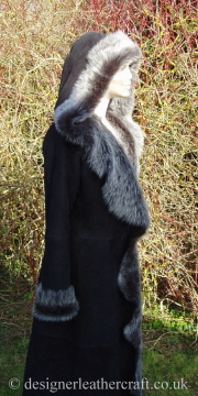 Hooded Toscana Shearling Coat