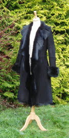 Knee Length Toscana Shearling Coat