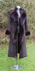 Rich Brown Toscana Shearling Coat