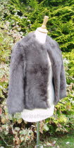 Taupe Toscana Shearling Jacket