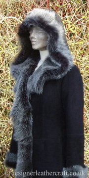 This Coat has a Luxurious Cuffed Hood