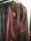 Wine Sheared Toscana Jacket